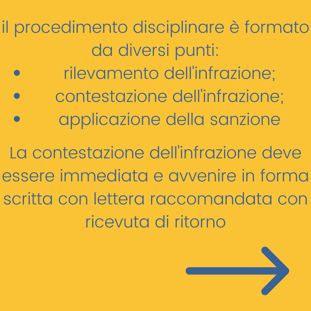 Il Procedimento Disciplinare - Studio D'Alessio Consulente Del Lavoro